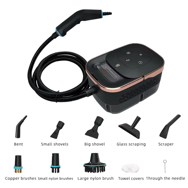 HOMEFISH Handheld Dampfreiniger für Matratzen und Polster zur Tiefenreinigung und Fleckenentfernung in Schwarz und Weiß - Bild 6