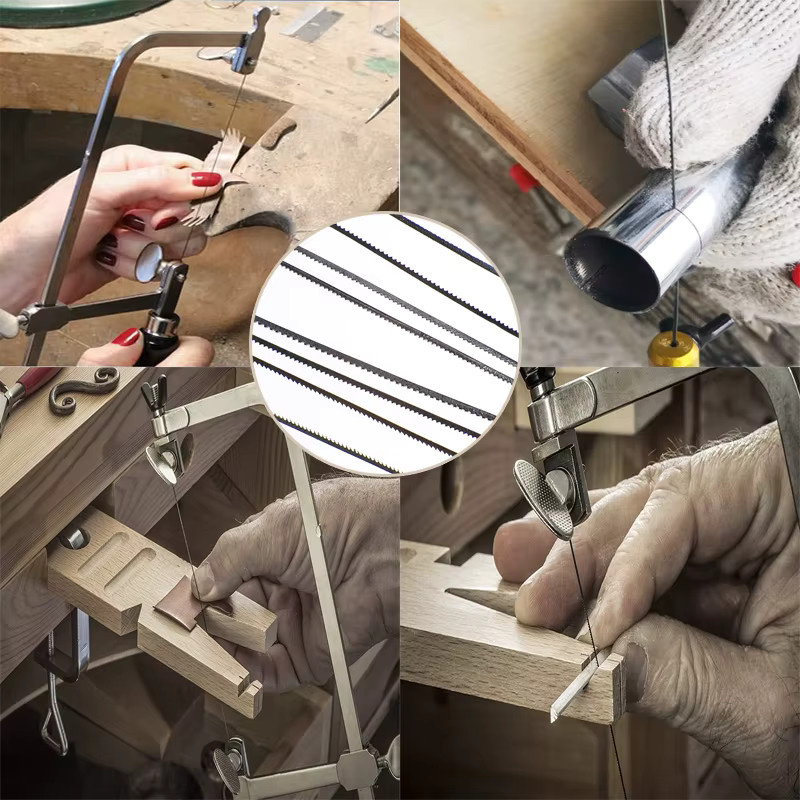 Metall Sägeblätter Set für Schmuckdesign und Reparatur sowie Holzbearbeitung in Silber, 12 oder 144 Stück - Bild 4