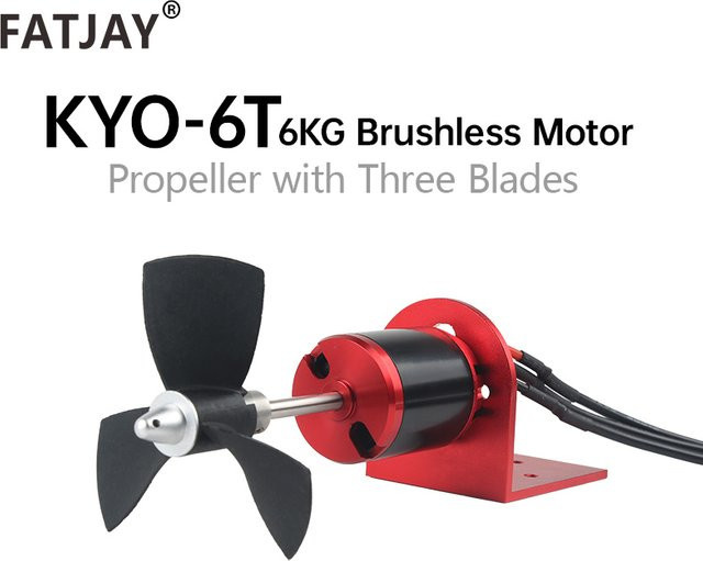 FATJAY KYO-6T Unterwasserstrahlruder und Regler für RC-Boote, Köderboote - Bild 1