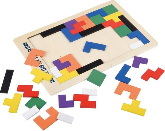 Uljö Holzpuzzle Tertius, Bunt / Mehrfarbig, ab 3 Jahre