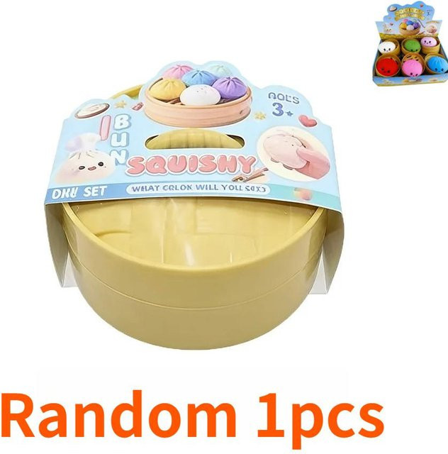 BC Pet Supplies TPR Knödel Squishy Fidget Spielzeug, Simulation Brötchen - Bild 1