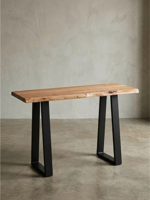 Konsolentisch KADIMA DESIGN aus Akazie Massivholz in Braun im Landhausstil, Breite: 120 cm - Bild 1