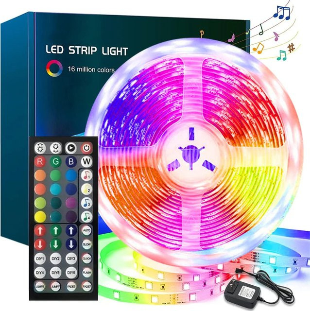 FRST RGB LED Streifen mit App- und Fernbedienung-Steuerung, Musik-Sync und Farbwechsel für deine Raumbeleuchtung - Bild 1