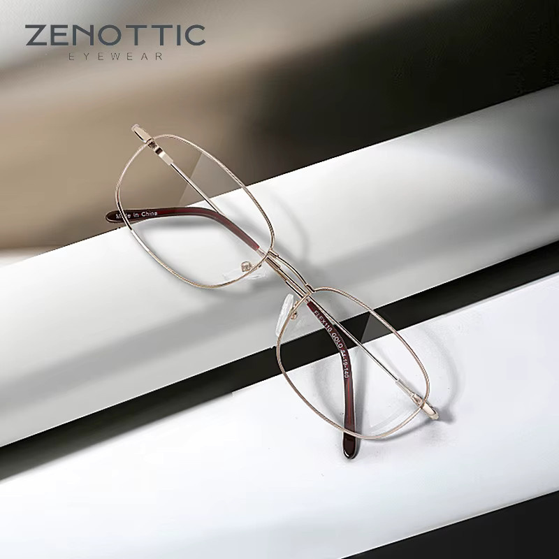 ZENOTTIC Rechteck Sonnenbrille, Vollrand, Metall, Männer - Bild 3