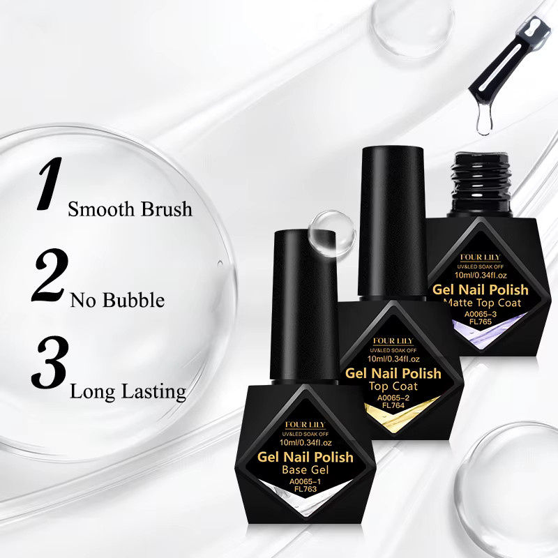 Four Lily Matt Top Coat Gel-Nagellack, 10 ml - Bild 6