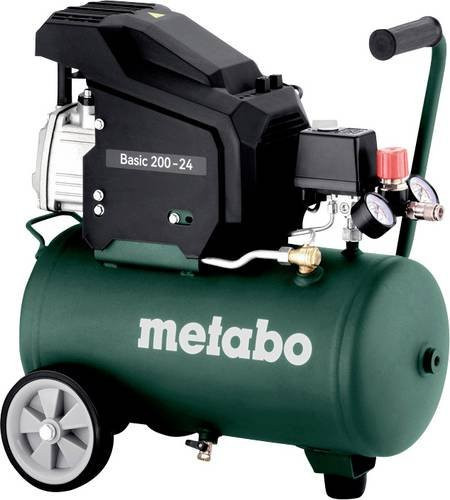 Metabo Druckluft-Kompressor Basic 200-24 mit 24l und 8 bar - Bild 1