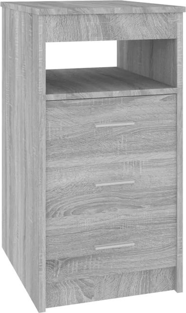 vidaXL Sideboard mit Schubladen in Grau Sonoma aus Holzwerkstoff, B/T/H: 40 x 50 x 76 cm - Bild 1