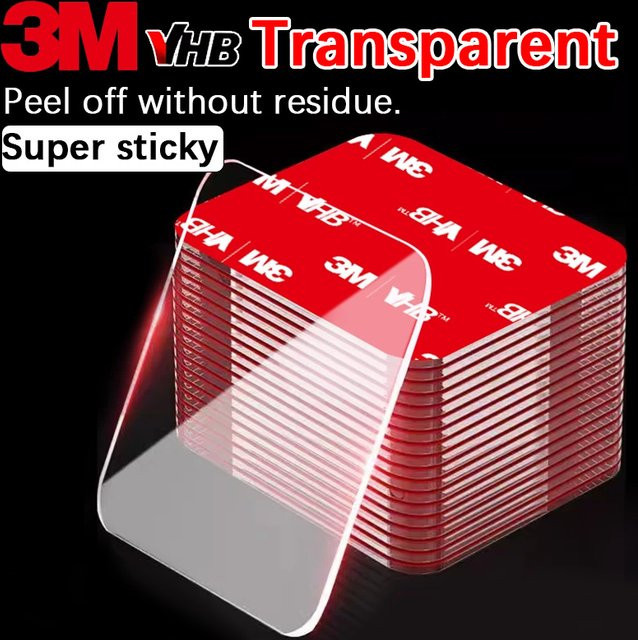 3M doppelseitiges Klebeband transparent mit starker Haftung für Fahrzeuge und Heimgebrauch - Bild 1