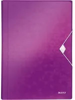 Leitz Fächermappe WOW A4 aus Kunststoff in Transparent Purple - Bild 1