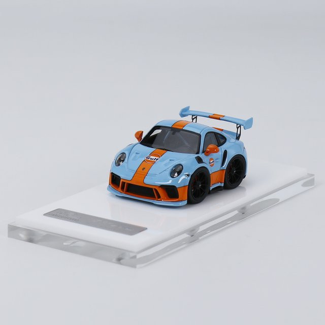 YM Model 911 GT3RS, Resin-Modellauto, 1:64, Blau - Bild 1