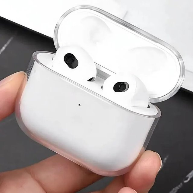 Transparente Acryl-Schutzhülle für Apple AirPods Pro 2 und AirPods 3 aus klarem PC-Material - Bild 1
