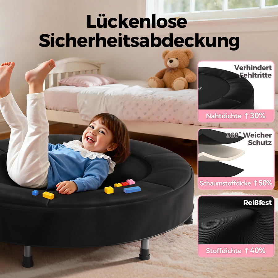 BCAN Kinder-Trampolin, 91 cm, für Alter 1-6 - Bild 2