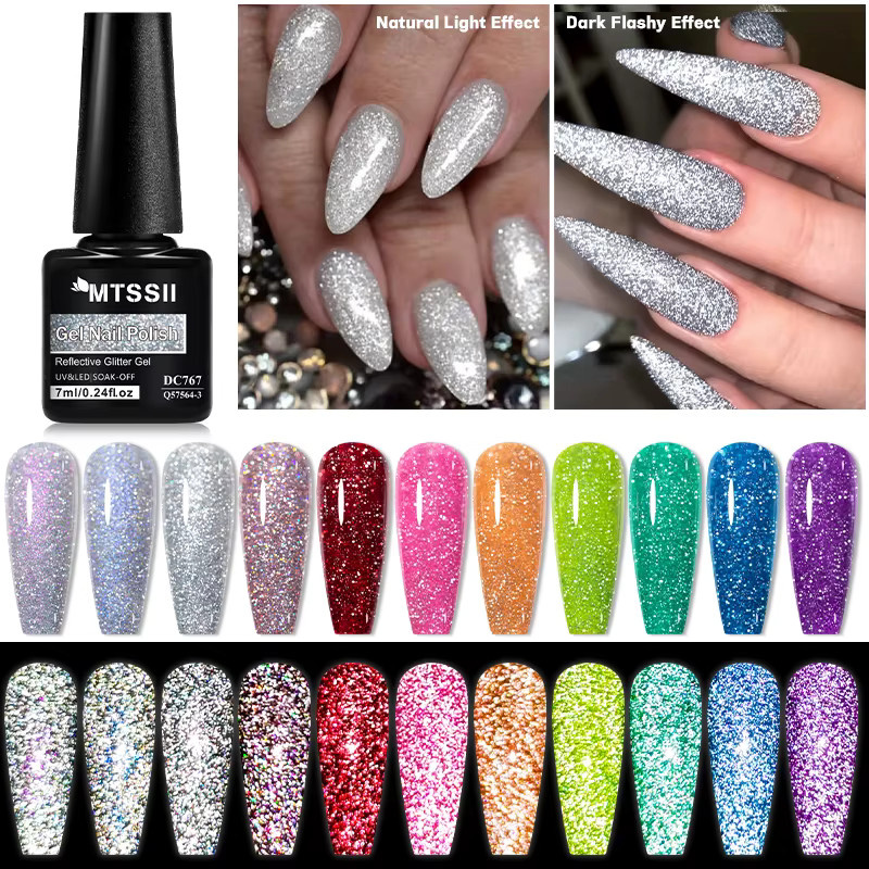 Mtssii Nagellack Gel, Rosarot, Glänzend, 7 ml - Bild 2