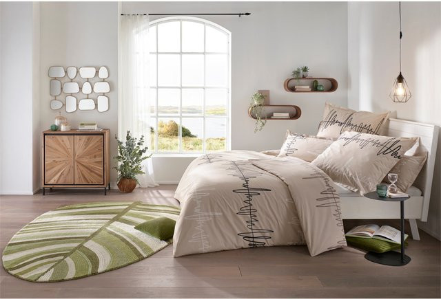 Wandregal aus Holz von Heine Home in Braun, B/T/H: 49,0 x 20,0 x 19,5 cm - Bild 1