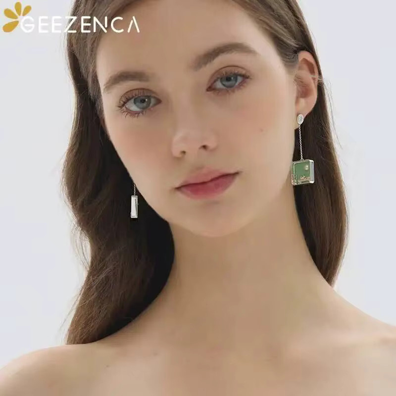 Geezenca Ohrringe, Silber, Perle, Damen - Bild 3