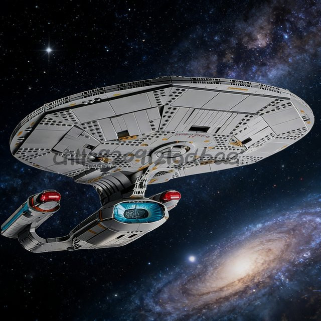 SHIQIAN Space Trek Raumschiff Exploration, Modell Baustein, 3600 Teile - Bild 1