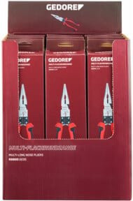 Gedore red Multi-Flachrundzange 12-teiliges Set im Display - Bild 1
