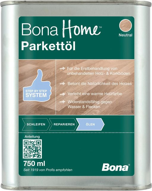 Bona Home Parkett-Öl Neutral Transparent 750 ml - Bild 1