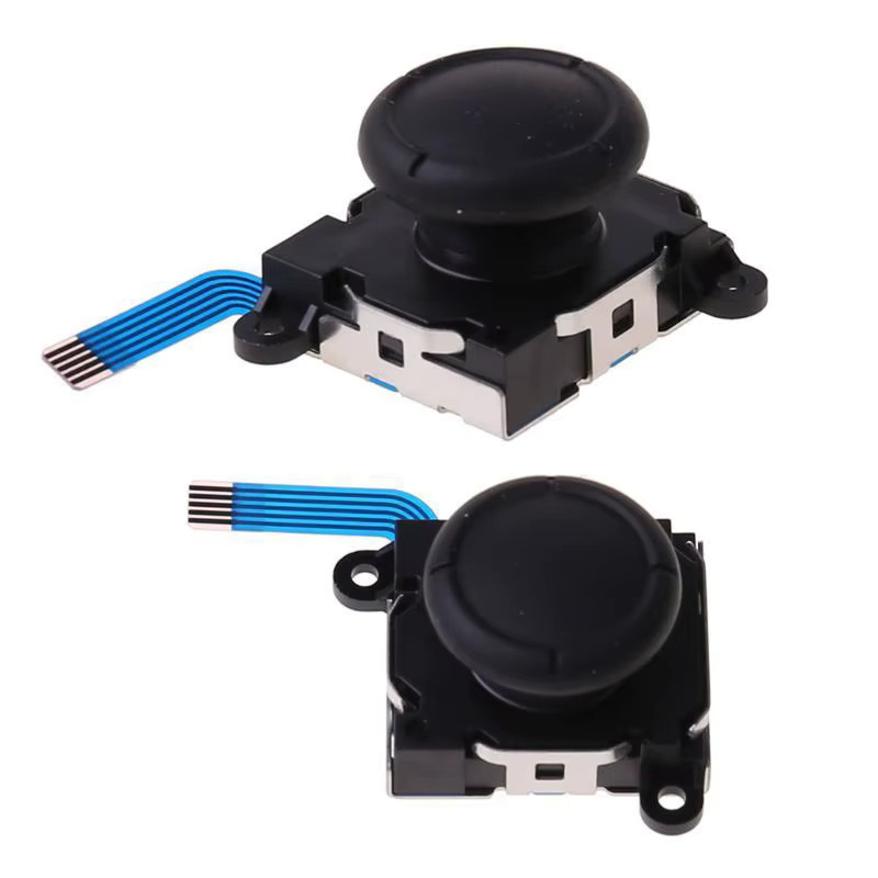 2 Stück Hall-Effekt Ersatz-Joysticks in Schwarz für Nintendo Switch OLED JoyCon und Switch Lite Controller zur Reparatur von Analog-Sticks - Bild 5