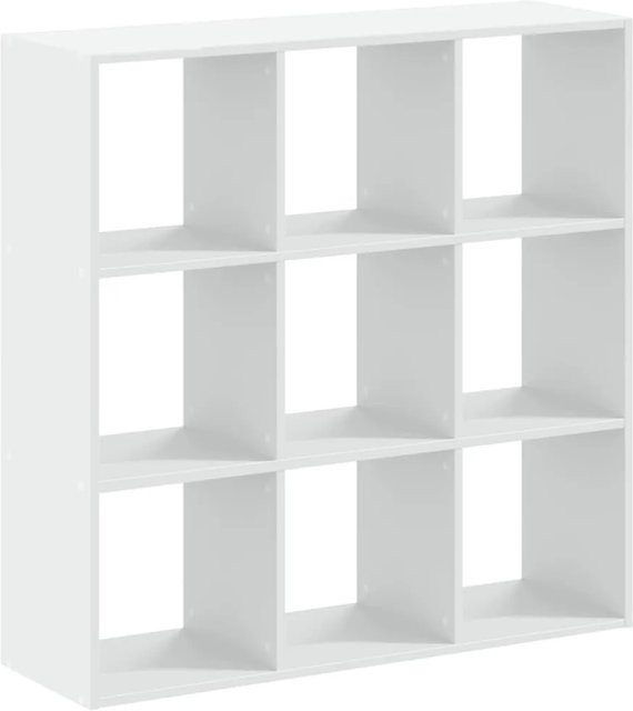 VidaXL Bücherregal aus Holzwerkstoff in Weiß, B/T/H: 102 x 32 x 102 cm - Bild 1
