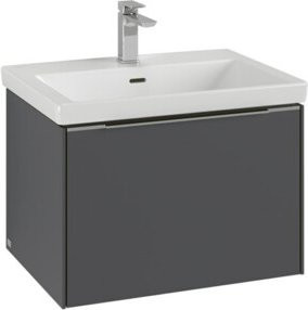 V&B Waschtischunterschrank Subway 3.0 in Graphit, B/T/H: 62,2 x 42,9 x 47,8 cm - Bild 1