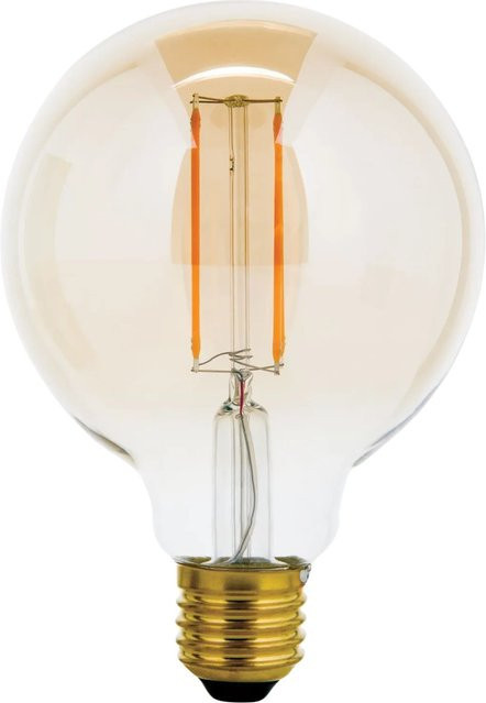 Orion Leuchten LED-Vintageglobe E27 dimmbar transparent 6W 2200 K Warmweiß - Bild 1
