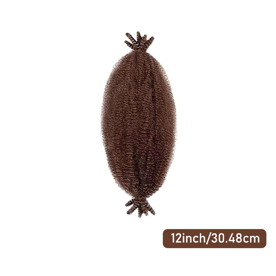 Refeeny Afro Twist Haarverlängerungen, Marley Twist Braids, 12 Zoll, Damen - Bild 2