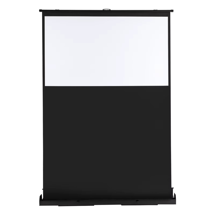 Tragbare 60 Zoll Pull-up Projektionsleinwand im Format 16:9 für Bodenprojektionen und HD-Aufnahmen - Bild 4