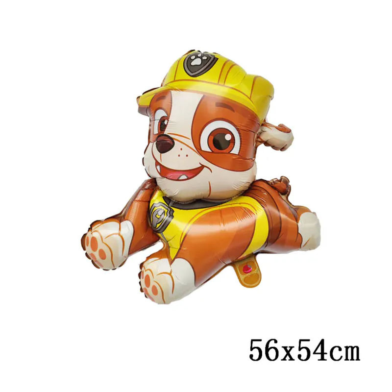 4 Stück Paw Patrol Aluminiumfolienballons mit Ryder, Chase und Skye als mehrfarbige Partydekoration für Kindergeburtstage - Bild 3