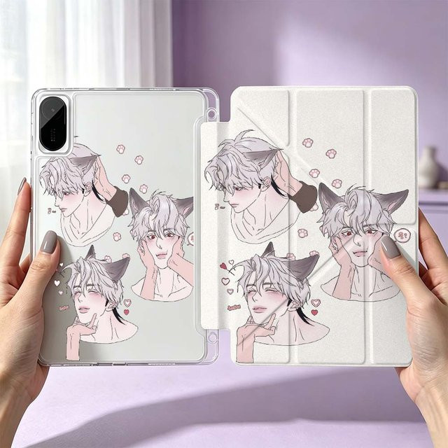 Cartoon Wolf Ears Schutzhülle für Xiaomi Redmi Poco Pad Pro SE 5G 11 Zoll 12.1 Zoll Tablet Case - Bild 1