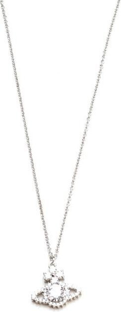 Vivienne Westwood Halskette, Messing, Silber, Kristall, Damen - Bild 1