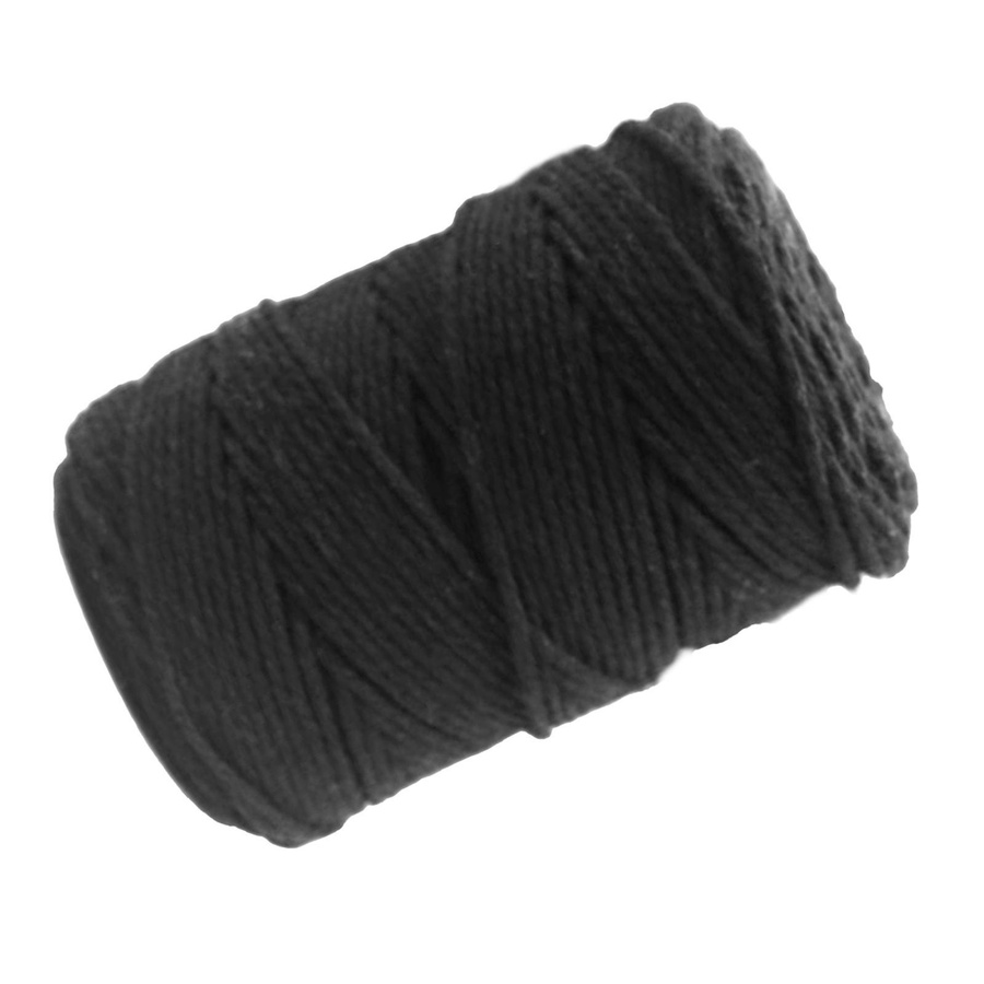 KONNWEI Kordel aus Baumwolle in Schwarz, 2 mm Durchmesser, 200 Meter Länge - Bild 2