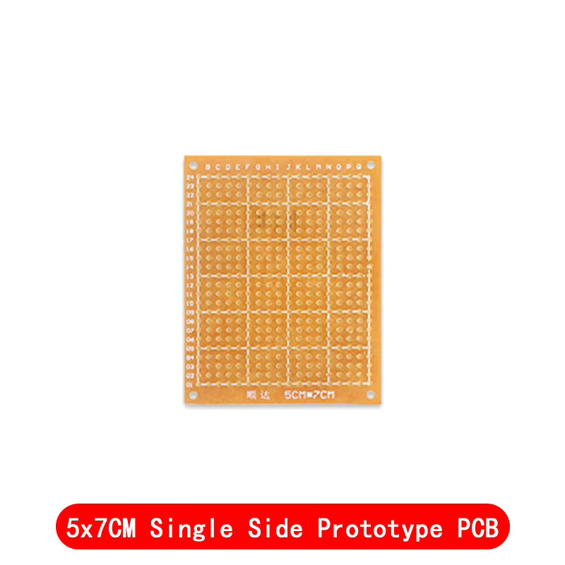 Si Tai&SH Einseitiges Universal PCB Prototyp Board aus Bakelit mit Kupferplatte, Farbe: Braun, B/T: 15 x 9 cm, 10 x 15 cm, 9 x 15 cm, 7 x 9 cm, 5 x 7 cm - Bild 2