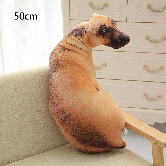 Yiran Health & Beauty Hunde Plüschkissen, Lebensecht, ab 3 Jahren - Bild 1