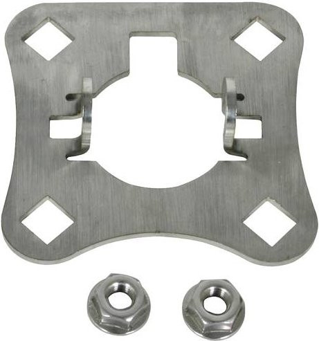 DEHN Anschlussplatte AP SR D50 4AE HVI V2A aus Edelstahl in Silber - Bild 1