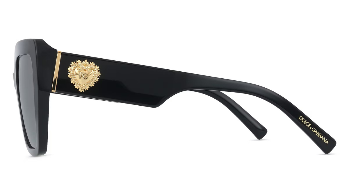 Dolce&Gabbana DG4538 Sonnenbrille, Vollrand, Quadratisch, Acetat, Schwarz, Damen - Bild 2