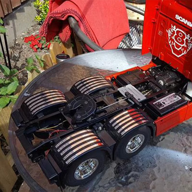 Tamiya Kotflügel Metall, Zubehör, 1:14, Schwarz - Bild 3