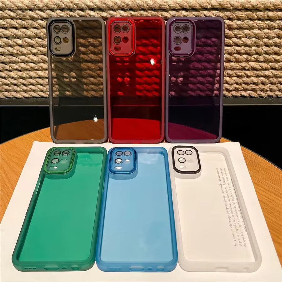 Transparente Silikon Handyhülle mit Linsenschutz für Samsung A55 - Bild 1