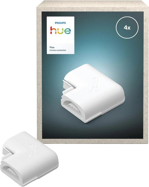 Philips Hue Flux L-Eckverbinder für LED-Streifen, 4er-Pack, Weiß - Bild 2