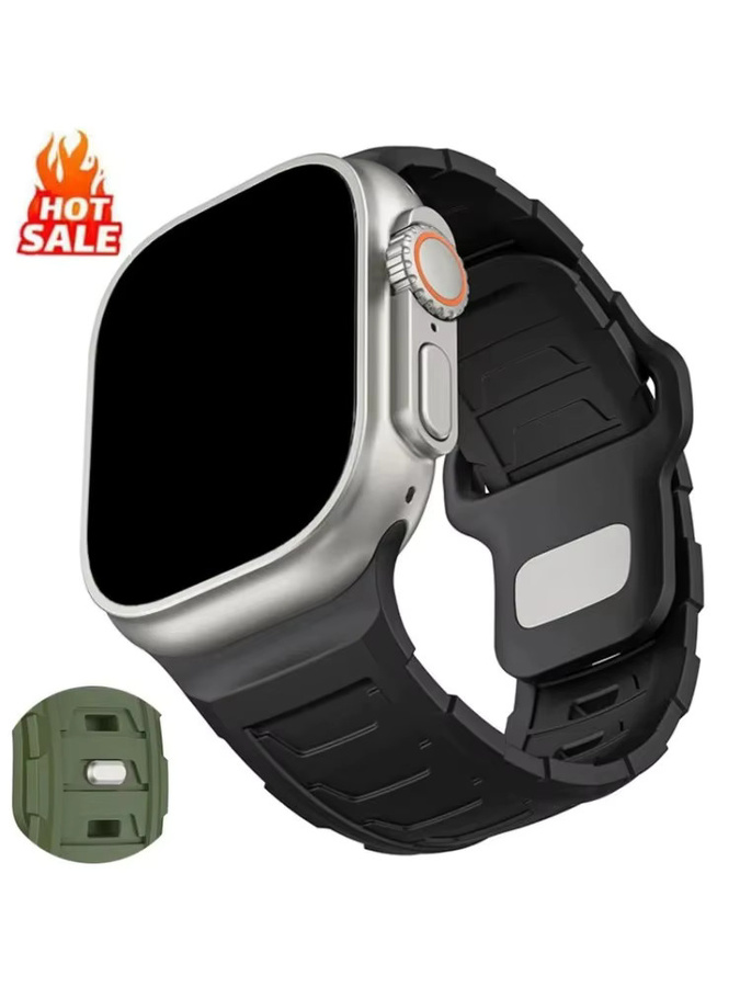 FancyWrist Silikonarmband, Schwarz, Unisex - Bild 3