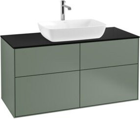 V&B Waschtischunterschrank Finion in Blau lackiert, B/T/H: 120 x 60,3 x 50,1 cm - Bild 1
