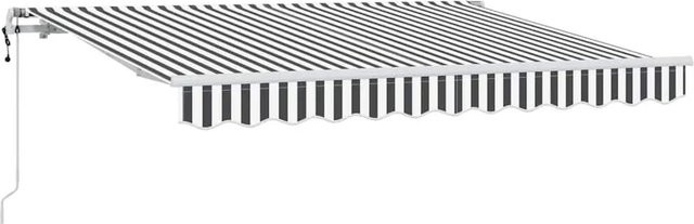 vidaXL Einziehbare Markise Anthrazit mit Fernbedienung, B/T: 350 x 200 cm - Bild 1