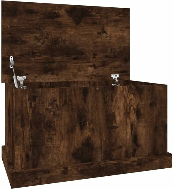 vidaXL Truhe aus Holzwerkstoff in Räuchereiche, B/T/H: 70 x 40 x 38 cm - Bild 1
