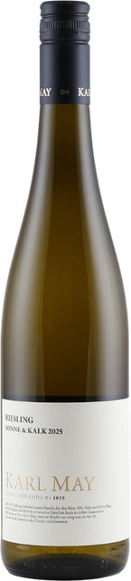 Karl May Sonne & Kalk, Riesling, trocken, Weißwein, 2025, 0,75 l - Bild 1