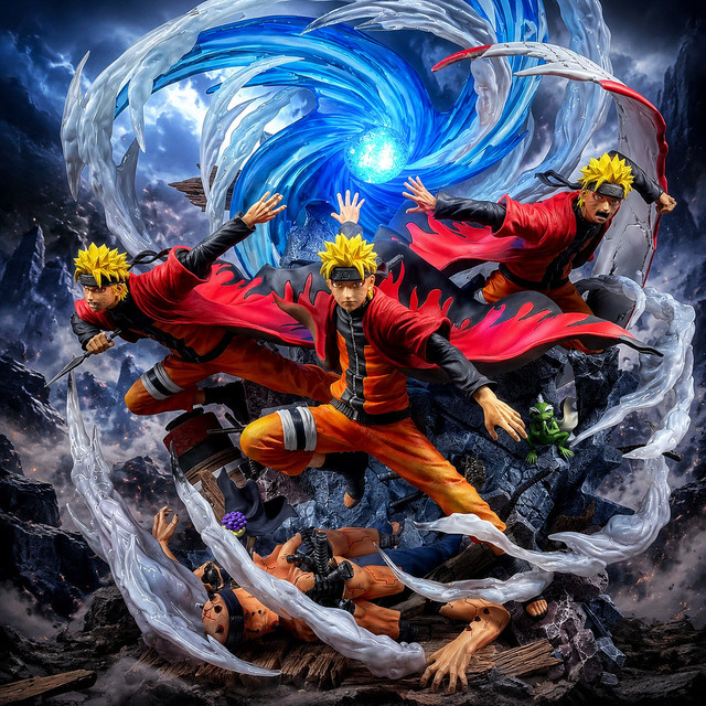Bandai Naruto Sage Mode Uzumaki Naruto, PVC-Figur, 36cm, Bunt / Mehrfarbig - Bild 1