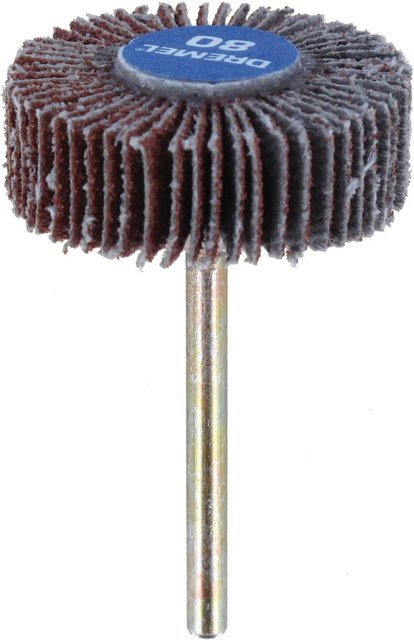 Dremel Schleiffächer für Metall und Holz, Braun, Durchmesser: 9,5 mm - Bild 1