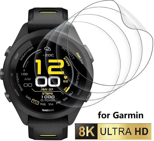 Garmin Displayschutzfolie Hydrogel, transparent, Smartwatch-Folie - Bild 1