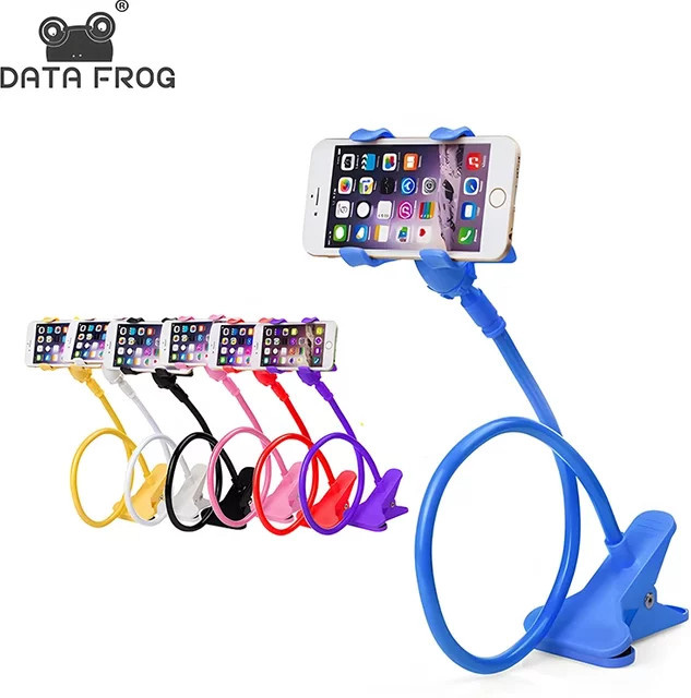 DATA FROG Multifunktionaler Flexibler Telefonhalter Lazy Bracket Langarm-Klemmhalterung für Mobile Geräte in Pink - Bild 1