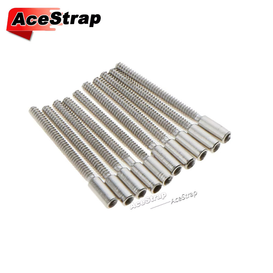 AceStrap Aufzugswellen-Verlängerungen, Edelstahl, Silber, 11,5 mm - Bild 2