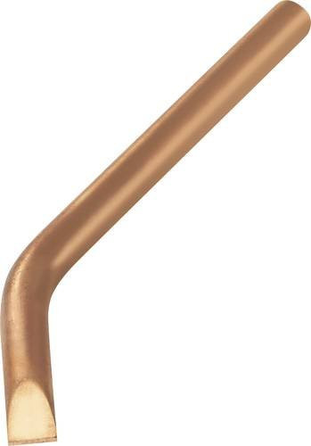 TOOLCRAFT KB-100 Lötspitze in Meißelform, gebogen, Farbe: Gold, Spitzen-Breite: 10 mm, Spitzen-Länge: 145 mm - Bild 1